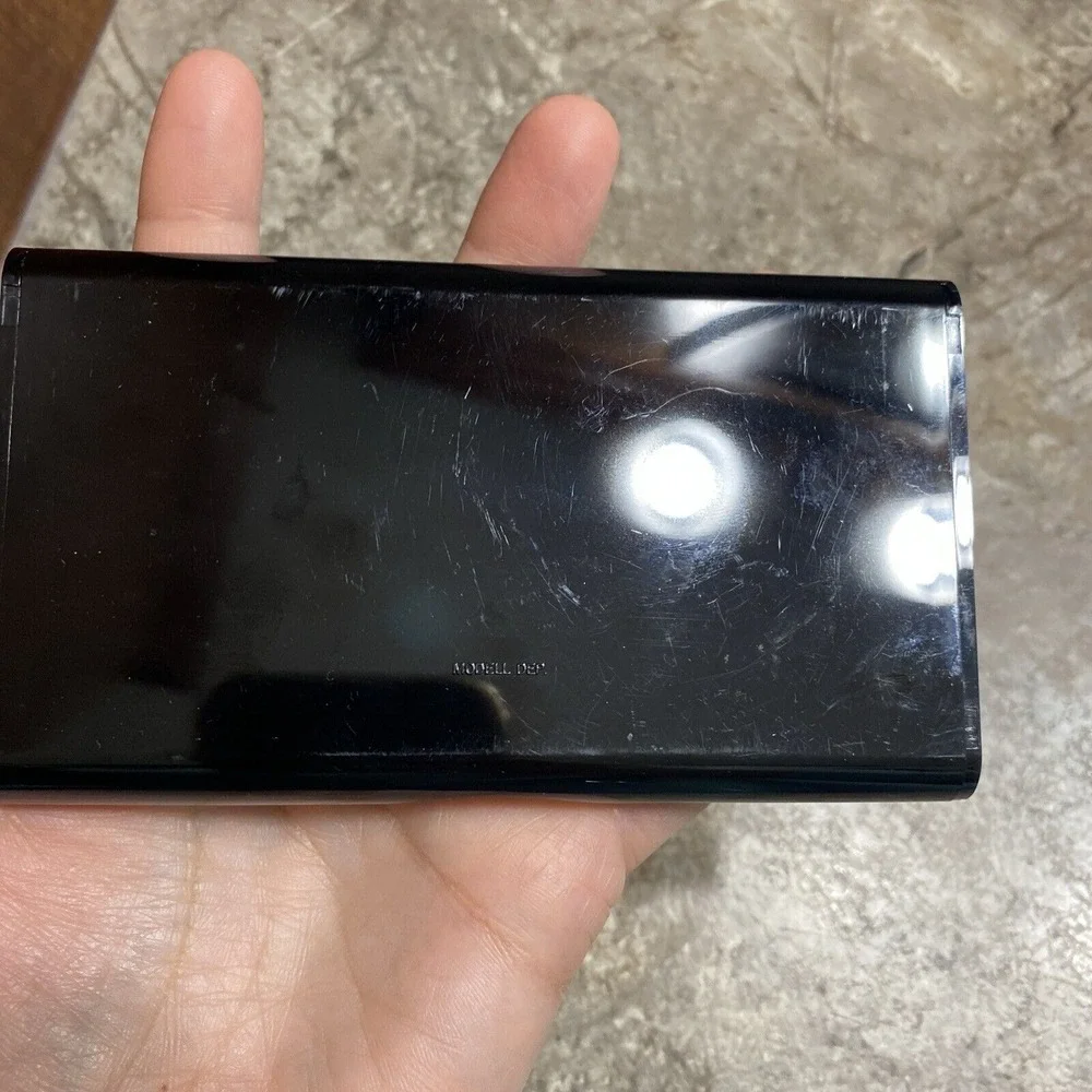 Vintage Charles of the Ritz Black‎ Makeup Mirror HTF Refill Compact